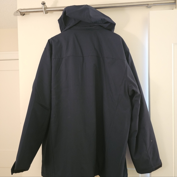 Weatherproof StretchTech Men's Dark Blue Winter Coat - Picture 3 of 5